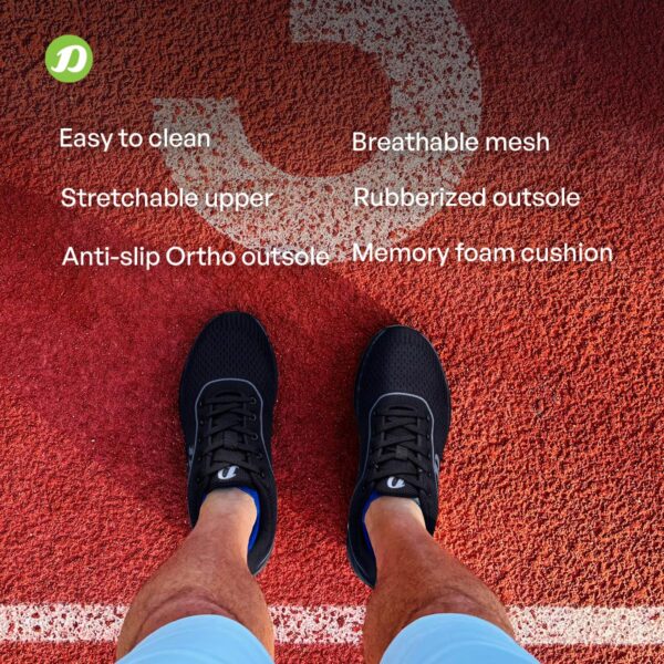 DOCTOR EXTRA SOFT Mens Running Shoe with Memory Foam…