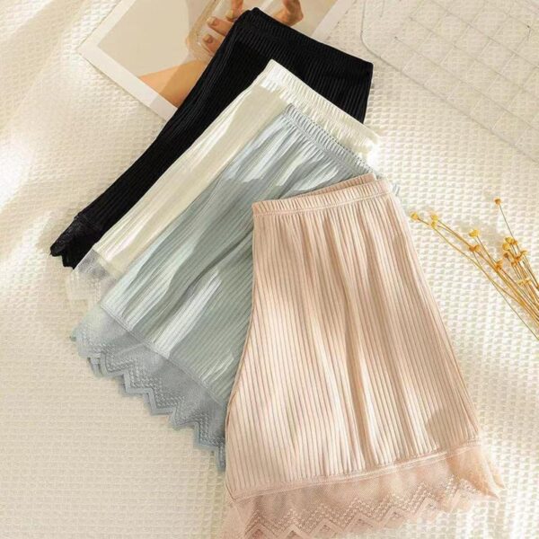 SPEGINIC Women’s Ice Silk Elastic Soft Loose Safety…