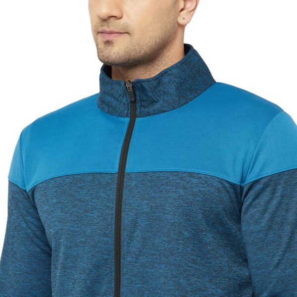 Glito Mens Zip Up Polyester Full Sleeves High Neck…