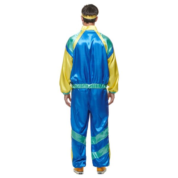 Eraspooky Men 80s Costume Retro Jacket Shell Suit Party…