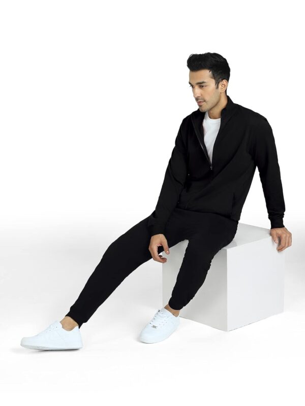 XYXX Men’s Cruze Regular Fit High Neck Zip-Up Winter…