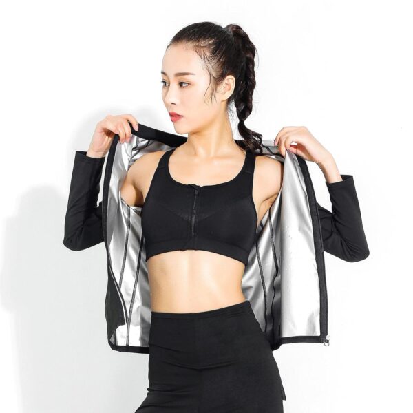 CLUB BOLLYWOOD BNFWomen Sauna Suit Jacket Sweat Shirt…