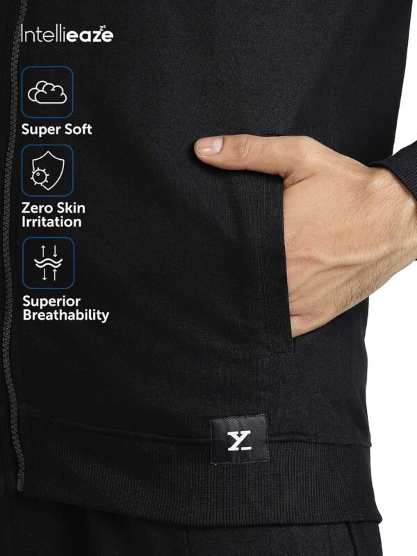 XYXX Men’s Cruze Regular Fit High Neck Zip-Up Winter…